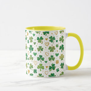 Festliches St. Patrick's Muster Tasse