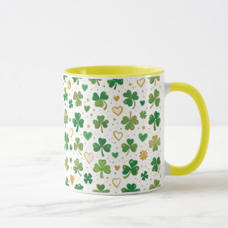Festliches St. Patrick's Muster Tasse