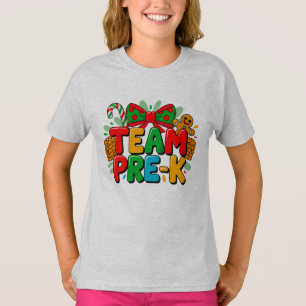 Festliches Team-Weihnachts-T-Shirt für Vorschulkin T-Shirt