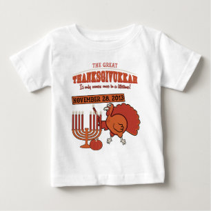 Festliches 'Thanksgivukkah Baby T-shirt