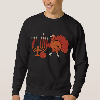 Festliches "Thanksgivukkah" Crewneck Sweatshirt