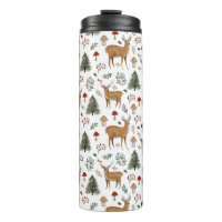 Festliches Vintage-Weihnachts-Waldtier-Hirsch-Must