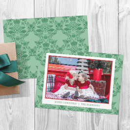 Festliches Weihnachtsanbau Ananas Ornaments Foto Feiertagskarte