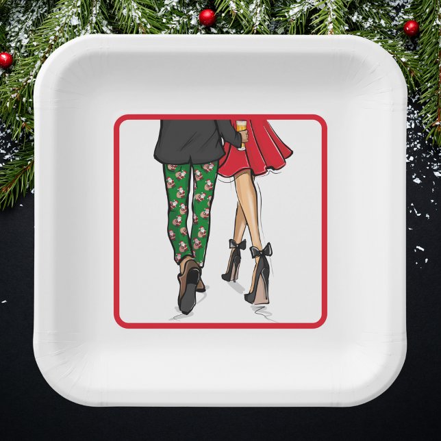 Festliches Weihnachtsfest - Weihnachtsfest im Part Pappteller (Von Creator hochgeladen)