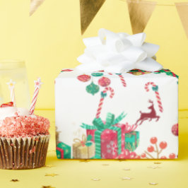 Festliches Weihnachtsgeschenkpapier Geschenkpapier
