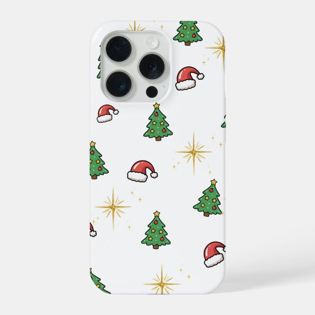 Festliches Weihnachtshandy Case iPhone Hülle (Rückseite)