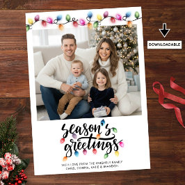 Festliches Weihnachtslicht Frohe Festtage Foto Feiertagskarte