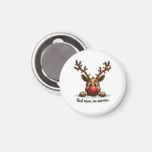 🦌 Festliches Weihnachtsmann-Rentier-Magnet! 🎄🧲 Magnet