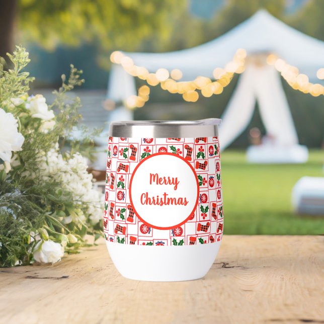 Festliches Weihnachtsmuster (Hochzeit)