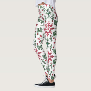 Festliches Weihnachtsmuster Leggings