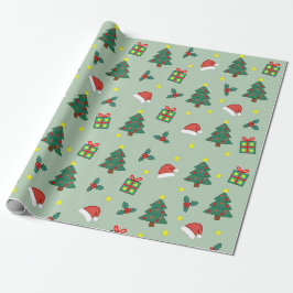 Festliches Weihnachtspapier Geschenkpapier