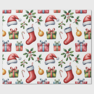 Festliches Weihnachtspapier Geschenkpapier
