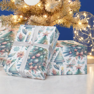 Festliches Weihnachtspapierdesign Geschenkpapier