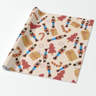 Festliches Whimsy Elegance Weihnachtswrapping Papi Geschenkpapier
