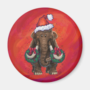 Festmastodon auf Rot Magnet