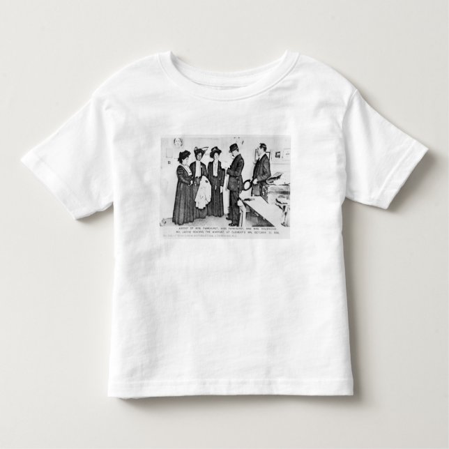 Festnahme von Frau Pankhurst Kleinkind T-shirt (Vorderseite)