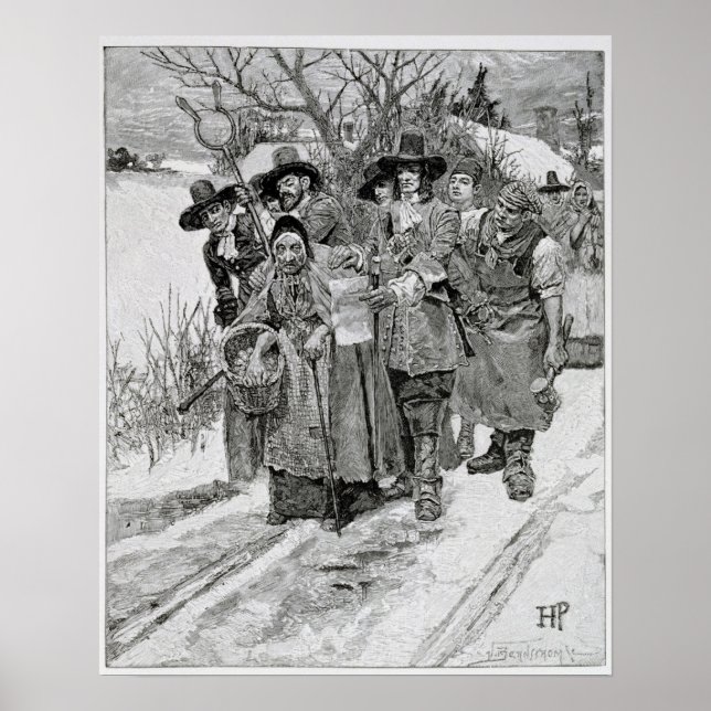 Festnehmen einer Hexe Poster (Vorne)