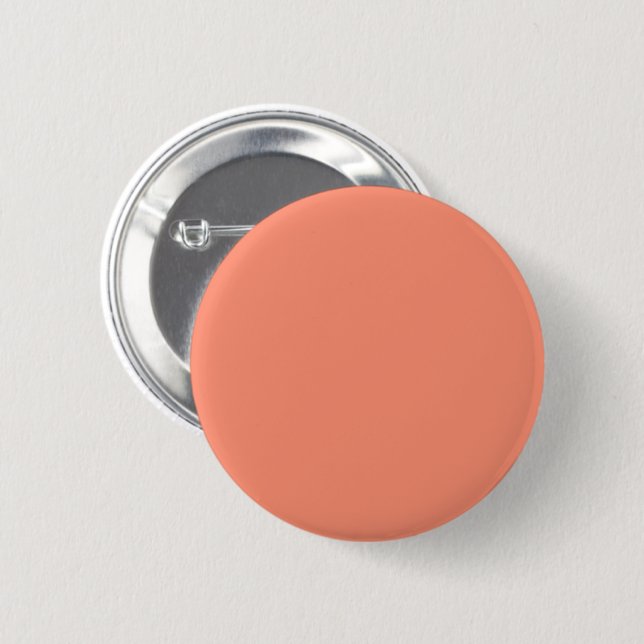 Festpfirsich Button (Vorne & Hinten)