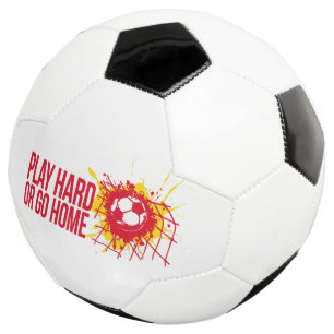 Festplatte wiedergeben oder Zuhause-roten Text ver Fußball