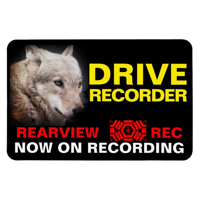 FESTPLATTE (WOLF) MAGNET (Horizontal)