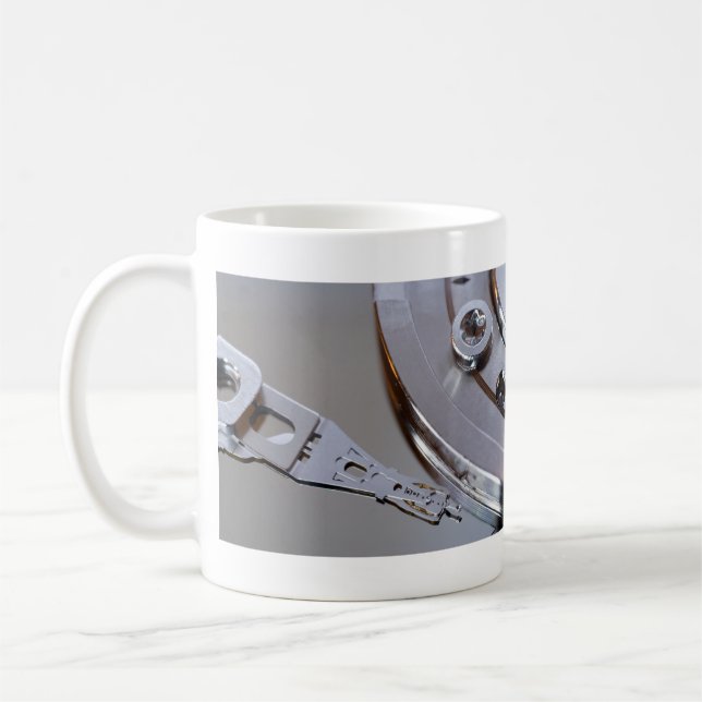 Festplattenlaufwerk Kaffeetasse (Links)