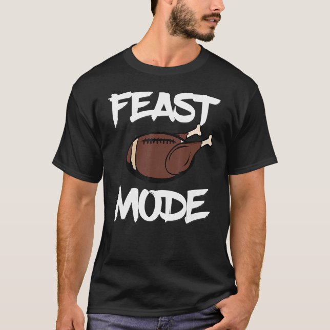 Festspielmodus Fußball Ball Türkei Erntedank Tag T-Shirt (Vorderseite)