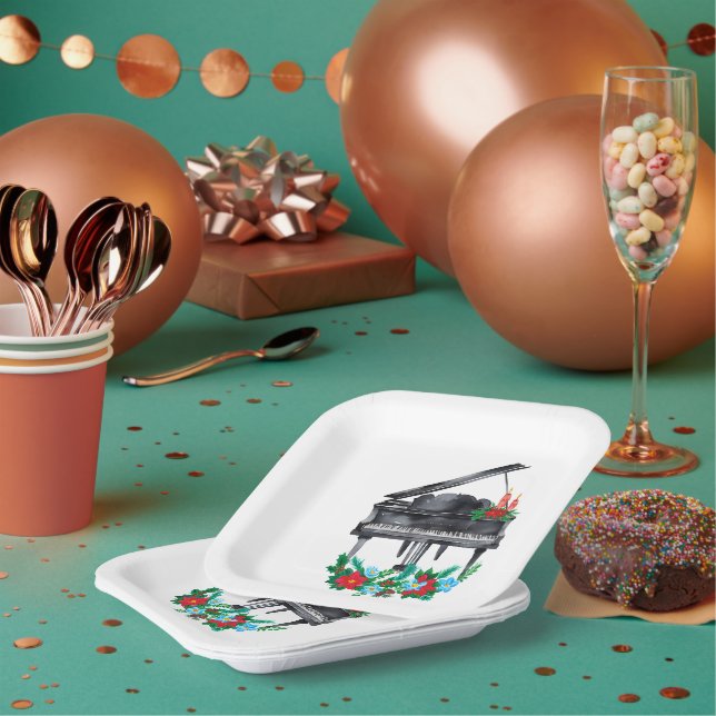 Festspielpiano Konzert Erwägung Pappteller (Multi)