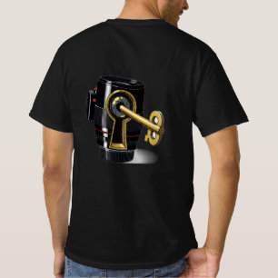 Feststelltasten für Kameras - Taste für kreative F T-Shirt