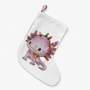 Feststoff Axolotl Kleiner Weihnachtsstrumpf
