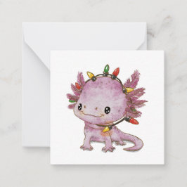 Feststoff Axolotl Mitteilungskarte