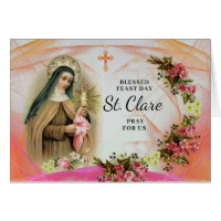Festtag des Heiligen Clare Franciscan Aura