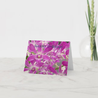 Festtages-Orchideen Feiertagskarte