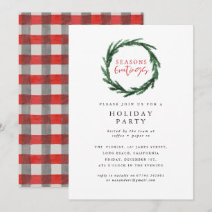 Festtages-UnternehmensweihnachtsParty Einladung