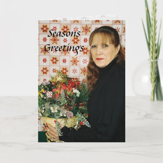 Festtages-Weihnachtskarte Feiertagskarte (Vorderseite)