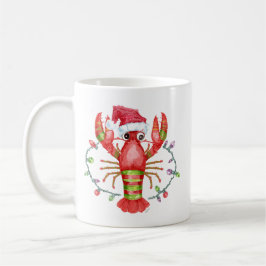 Festtags-Hummer-Weihnachtstasse mit Santa-Hut Kaffeetasse