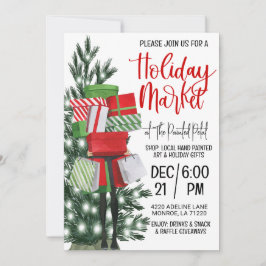 Festtagsmarkt Shopping Einladung