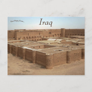 Festung Al-Ukhaidir im Irak Postkarte