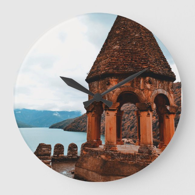 Festung Ananuri Große Wanduhr (Vorderseite)