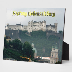 Festung Hohensalzburg, Salzburg Austria Fotoplatte