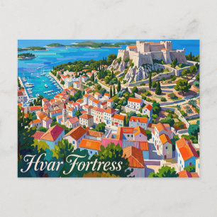 Festung Hvar Kroatien Postkarte