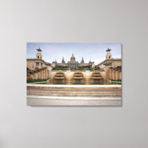 Festung Montjuc Leinwanddruck