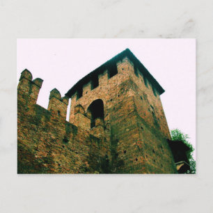 Festung Tower in Verona, Italien Postkarte