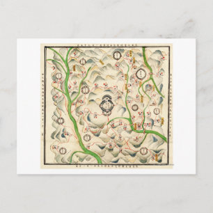 Festungen in Xin Xi Ying, Yunnan Provence Karte