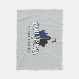 Festungs-Sand-Nebenfluss-Decke Fleecedecke