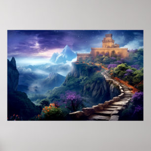 Festungsburg Sonstiges Dimension Fantastisch Poster