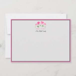 Festzug-kundenspezifische Anmerkungs-Karte Miss Mitteilungskarte