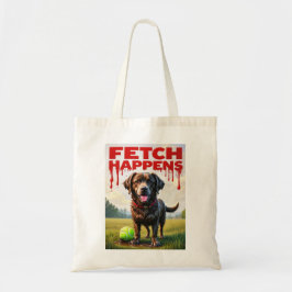 Fetch Happens Humorer Hundtosack Schlamm Labrador Tragetasche