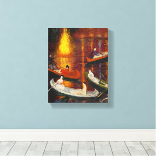 Fete am See von Florine Stettheimer Leinwanddruck