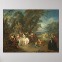 Fête Champêtre - Jean-Baptiste Pater Kunst, Dichtu
