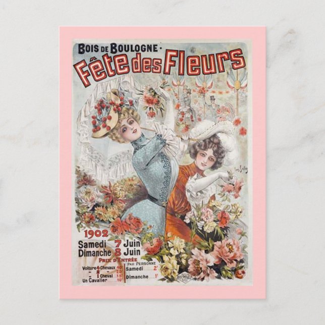 Fete de Fleurs Postkarte (Vorderseite)